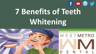 7 Main Benefits of Teeth Whitening