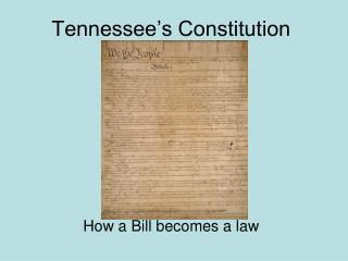 Tennessee’s Constitution