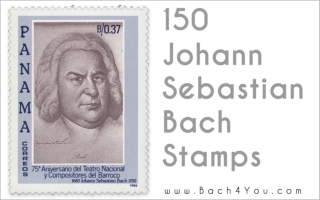 Johann Sebastian Bach Postage Stamps – 90 Years – 150 Stamps