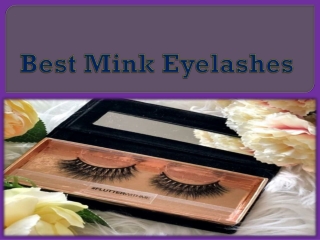 Best Mink Eyelashes