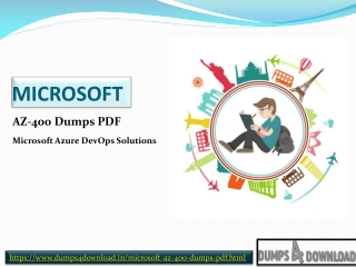 Free Microsoft AZ-400 Exam Dumps - AZ-400 Dumps PDF | Dumps4download.in