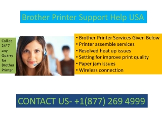 Brother Printer Issues Solution USA