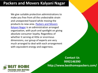 Packers and Movers Kalyani Nagar | Packers and Movers Magarpatta