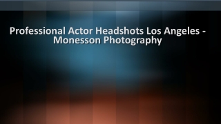 Business Headshot Los Angeles | Practice of Processing