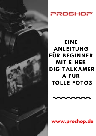 EINE ANLEITUNG FÜR BEGINNER MIT EINER DIGITALKAMERA FÜR TOLLE FOTOS