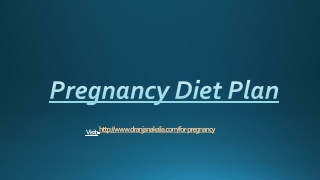 Pregnancy Diet Plan