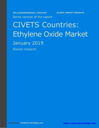 WMStrategy Demo CIVETS Countries Ethylene Oxide Market January 2019