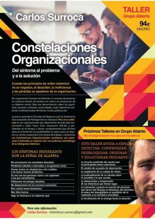 Constelaciones Organizacionales. Del síntoma al problema y a la solución.
