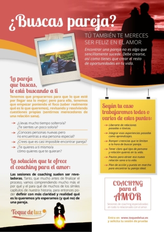 ¿Buscas pareja? Tú también te mereces ser feliz en el amor.