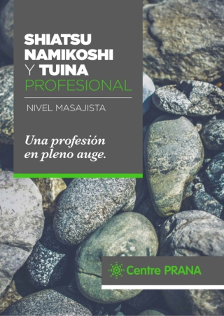 Curso Shiatsu Namikoshi y Tuina Profesional. ¡Única escuela con doble titulación!