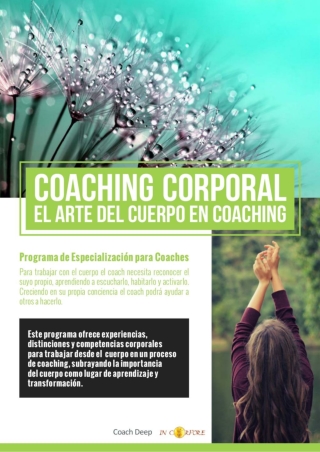 Coaching Corporal: el arte del cuerpo en coaching. Programa de especialización para coaches.