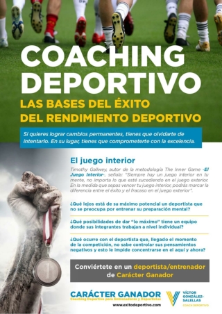 Carácter Ganador. Curso de Coaching Deportivo para entrenadores y deportistas.