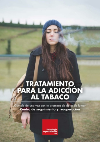 Tratamiento para la adicción al tabaco: ¿dispuesto/a a dejar de fumar por completo?