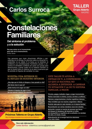 Taller de Constelaciones Familiares: de los problemas a las soluciones.