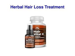Natural Treatment That Stops Hair Loss