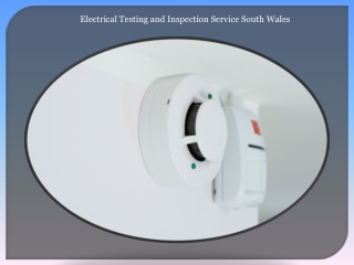 Electrical testing and inspection service south wales