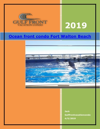 Ocean front condo Fort Walton Beach