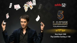 Play Rummy and win 5 Lacs tournament this April at Adda52 Rummy