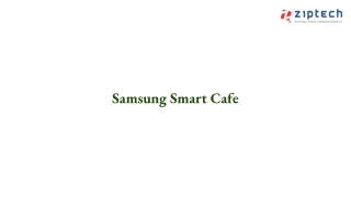 Samsung Smart Cafe