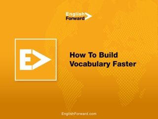 How To Build Vocabulary Faster