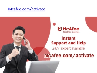 mcafee.com/activate - Activate Product Key Activate McAfee