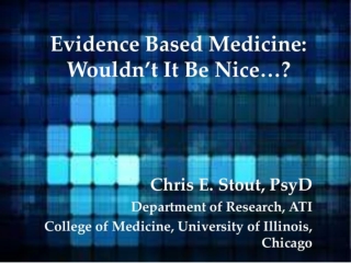 Stout on Evidence Based Practice Tools