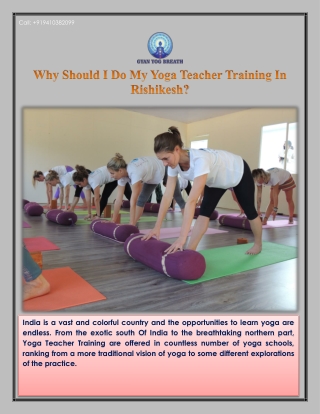 WHY SHOULD I DO MY YOGA TEACHER TRAINING IN RISHIKESH?