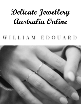 Delicate Jewellery Australia Online