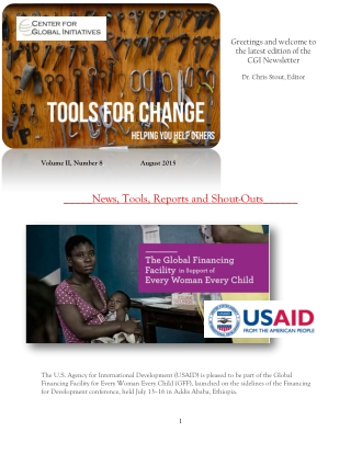 2015 August Tools for Change CGI Newsletter