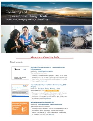 Managment Consulting and Organizational Change Tools