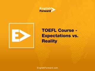 TOEFL Course - Expectations vs. Reality