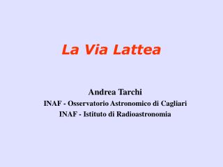 La Via Lattea