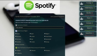 Spotify Premium Account Online Generator 2019