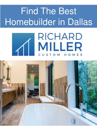 Find The Best Homebuilder Dallas