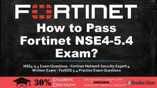 Fortinet NSE4-5.4 Practice Test Questions Answers