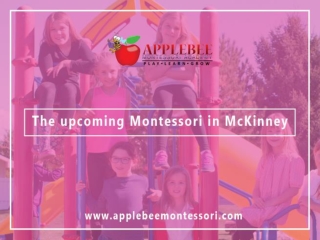 Montessori in McKinney – Applebee Montessori academy
