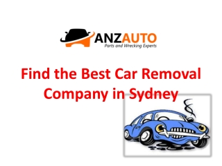 Car Removal Sydney