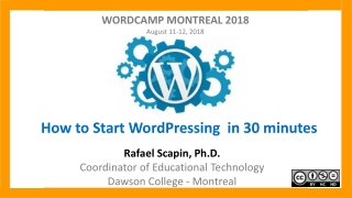 How to Start WordPressing in 30 minutes