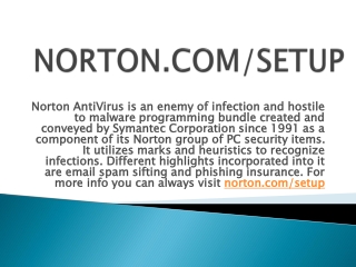 norton.com/setup- Activate Norton Antivirus