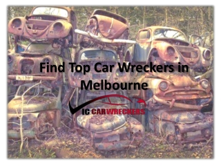 Find Top Car Wreckers in Melbourne