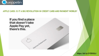 Apple Card : Is It A Big Revolution In Credit Card And Payment World?