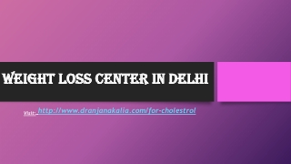 Weight loss center in Delhi