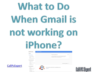 What to Do When Gmail is not working on iPhone?
