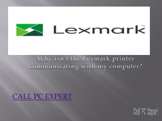 lexmark printer not communicating with computer