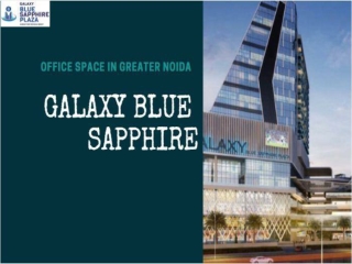 Office Spaces in Greater Noida