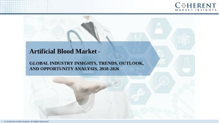 The Comprehensive Scenario Of Global Artificial Blood Market 2026 And Top Sellers