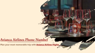 Plan your most memorable trip with Avianca Airlines Flights