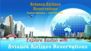 Explore Beauty Of Boston with Avianca Airlines Reservations