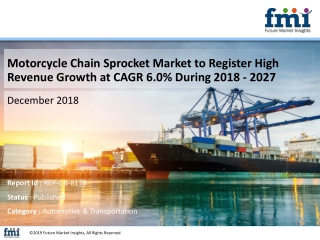 Motorcycle Chain Sprocket Market to expand at a CAGR Value of 6.0% by 2027