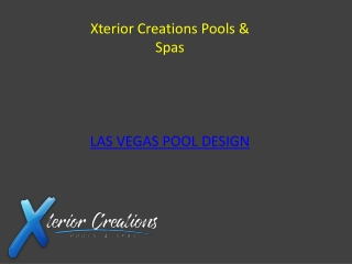 Xterior Creations Pools & Spas